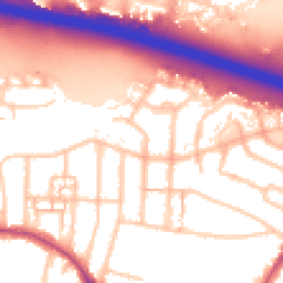 Daytime road noise heatmap for UB6 9SR
