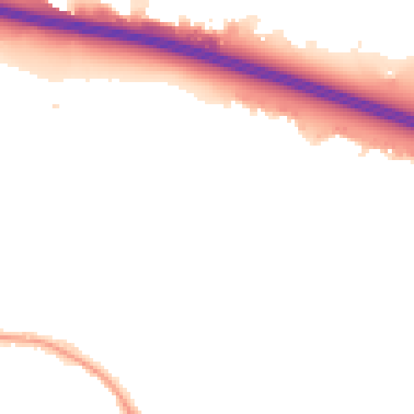 Night-time road noise heatmap for UB6 9SR