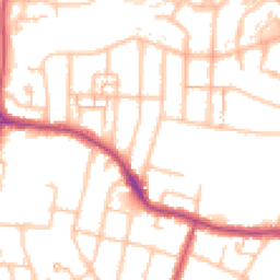 Daytime road noise heatmap for UB6 9UA
