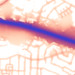 Daytime road noise heatmap for UB6 9UQ