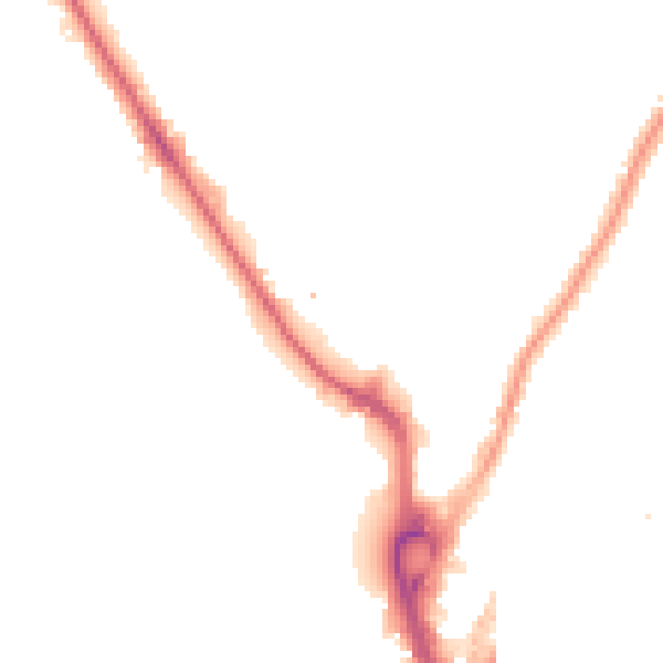 Night-time road noise heatmap for UB9 4AB
