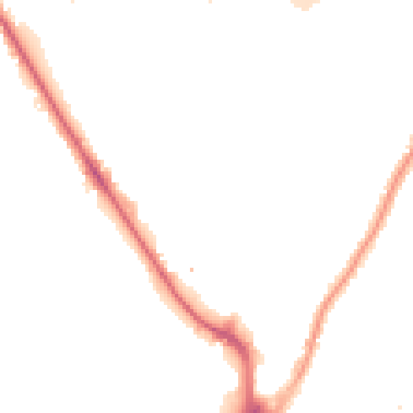 Night-time road noise heatmap for UB9 4AJ