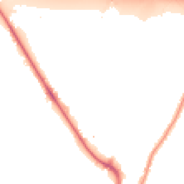 Night-time road noise heatmap for UB9 4AN