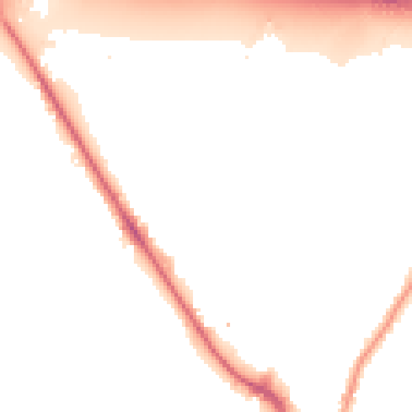 Night-time road noise heatmap for UB9 4AQ
