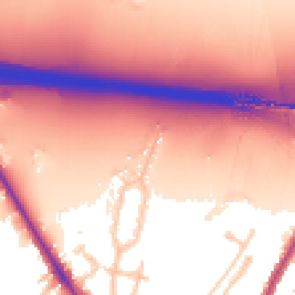 Daytime road noise heatmap for UB9 4AS