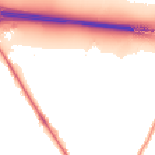 Night-time road noise heatmap for UB9 4AT
