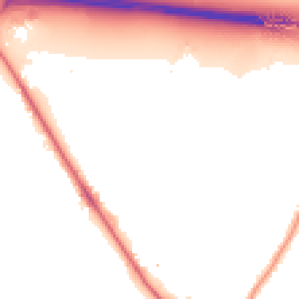 Night-time road noise heatmap for UB9 4AU