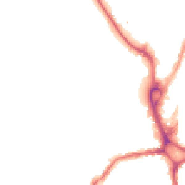 Night-time road noise heatmap for UB9 4BF