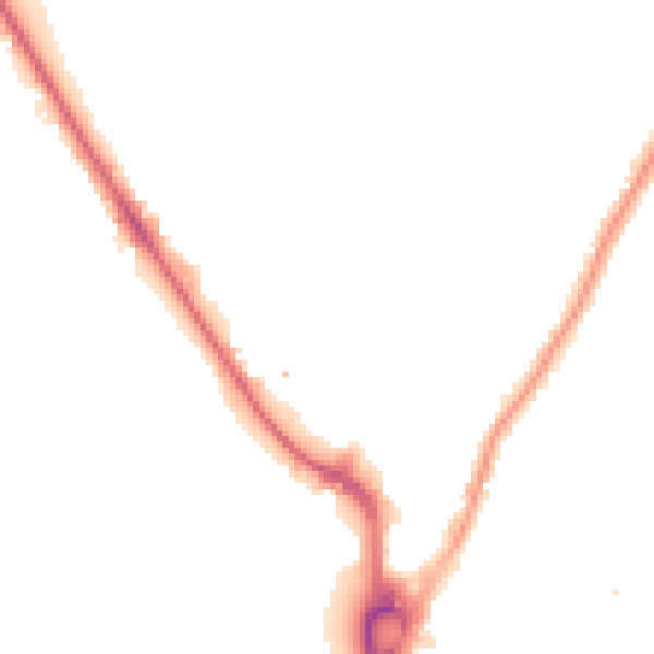 Night-time road noise heatmap for UB9 4BS