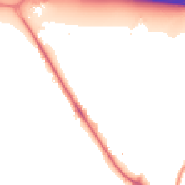 Night-time road noise heatmap for UB9 4BX