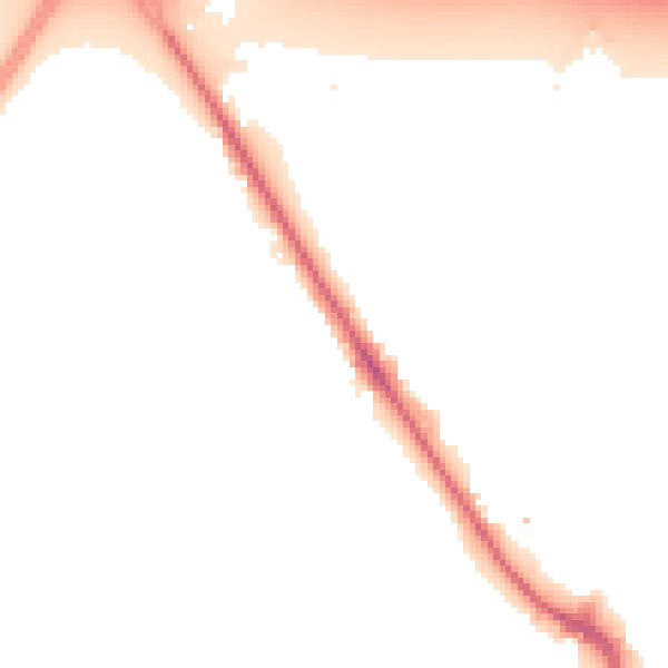 Night-time road noise heatmap for UB9 4DB