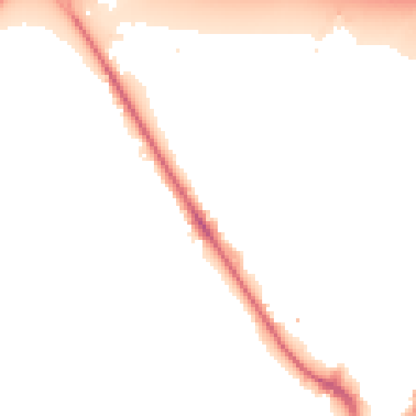 Night-time road noise heatmap for UB9 4DN