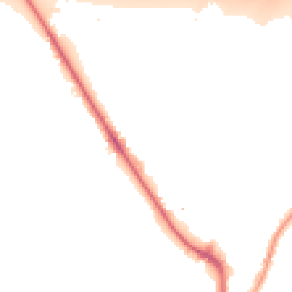 Night-time road noise heatmap for UB9 4DY