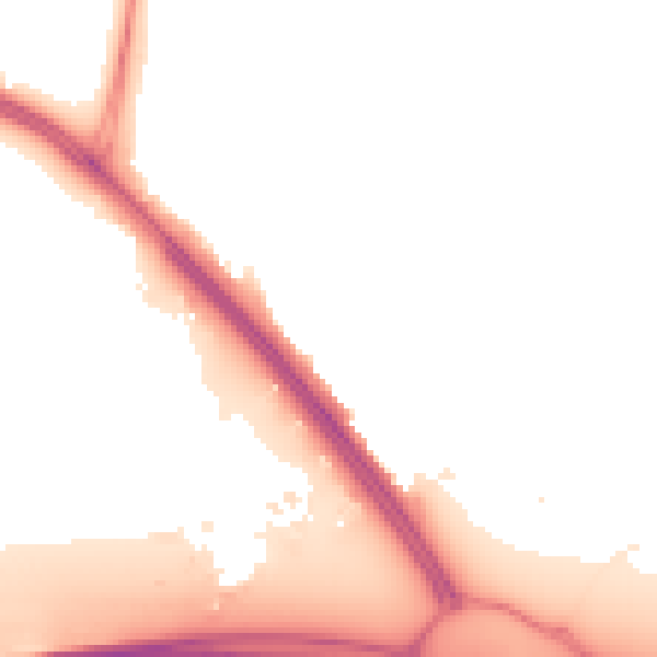 Night-time road noise heatmap for UB9 4EE