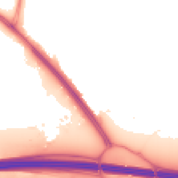Night-time road noise heatmap for UB9 4EF