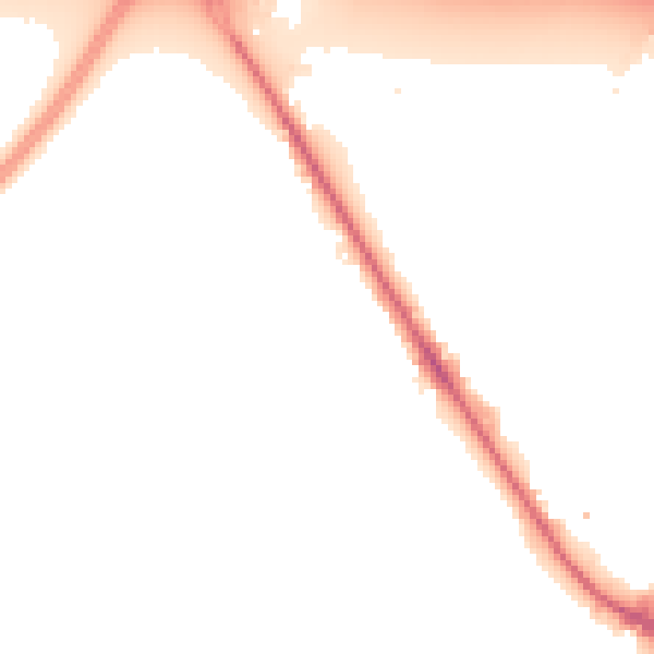 Night-time road noise heatmap for UB9 4EG