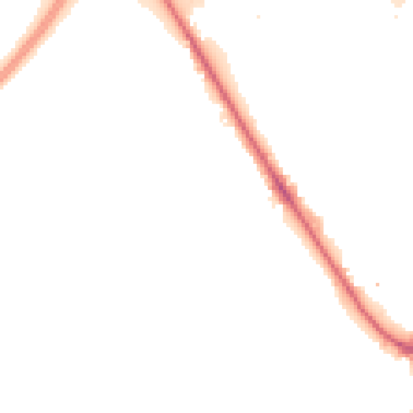 Night-time road noise heatmap for UB9 4EJ