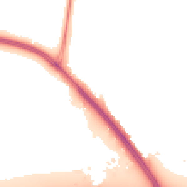 Night-time road noise heatmap for UB9 5AA