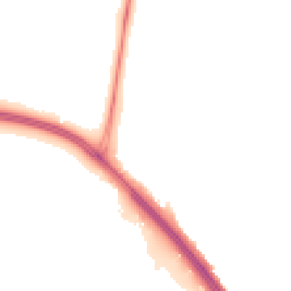 Night-time road noise heatmap for UB9 5AL