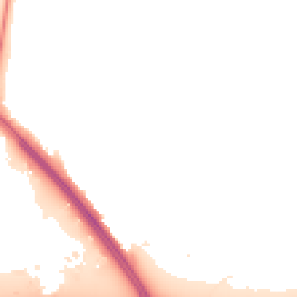 Night-time road noise heatmap for UB9 5AY