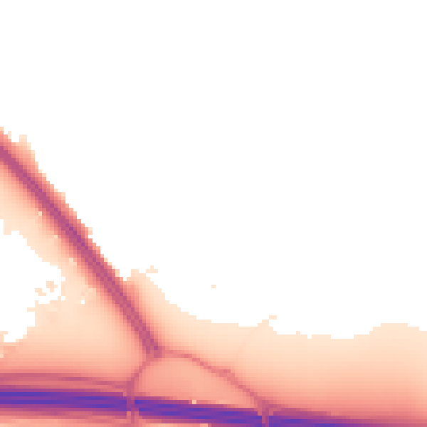 Night-time road noise heatmap for UB9 5BW