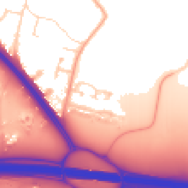 Daytime road noise heatmap for UB9 5BX