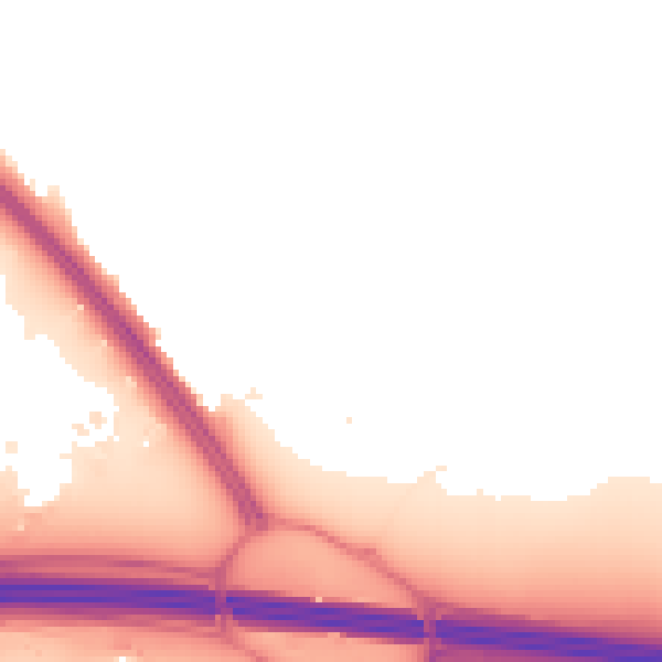 Night-time road noise heatmap for UB9 5BX