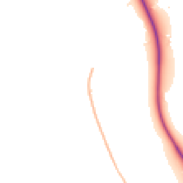 Daytime road noise heatmap for UB9 5DG