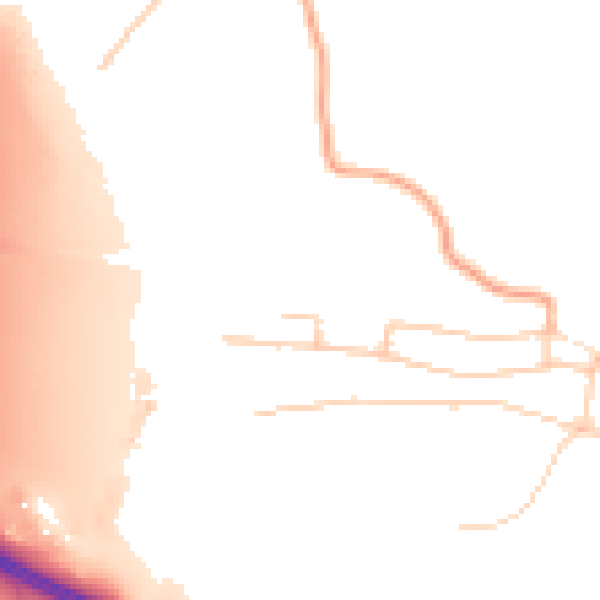 Daytime road noise heatmap for UB9 5EH