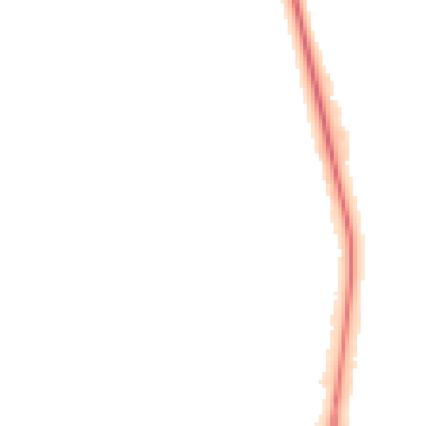 Night-time road noise heatmap for UB9 5GE