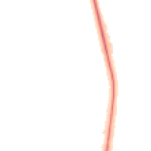 Night-time road noise heatmap for UB9 5GG