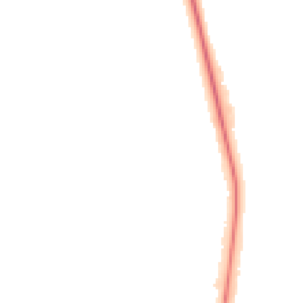 Night-time road noise heatmap for UB9 5PE
