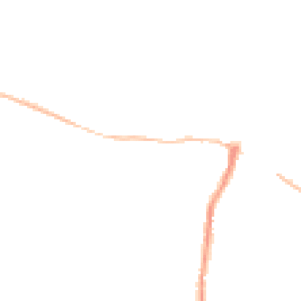 Night-time road noise heatmap for UB9 6BS