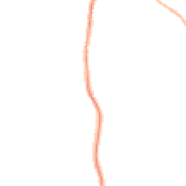 Night-time road noise heatmap for UB9 6DS