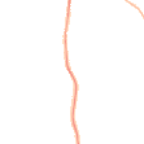 Night-time road noise heatmap for UB9 6DU