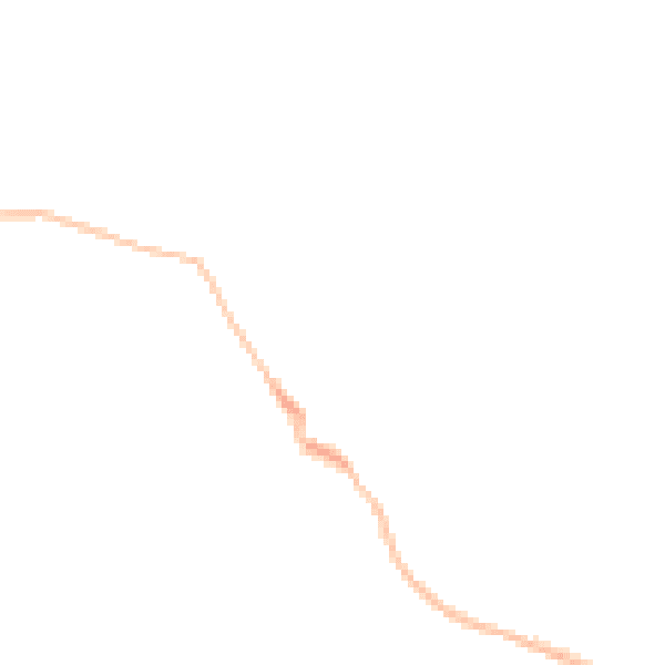 Night-time road noise heatmap for UB9 6FE
