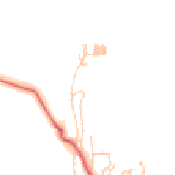 Daytime road noise heatmap for UB9 6HT