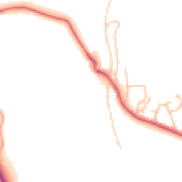 Daytime road noise heatmap for UB9 6HZ