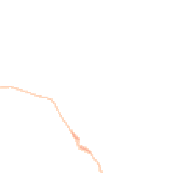 Night-time road noise heatmap for UB9 6JA