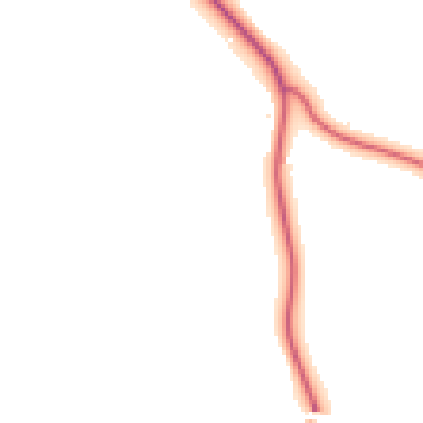 Daytime road noise heatmap for UB9 6JN