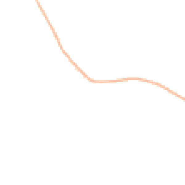 Night-time road noise heatmap for UB9 6NA