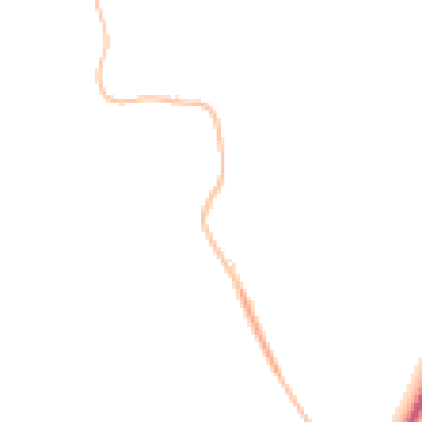 Daytime road noise heatmap for UB9 6PH