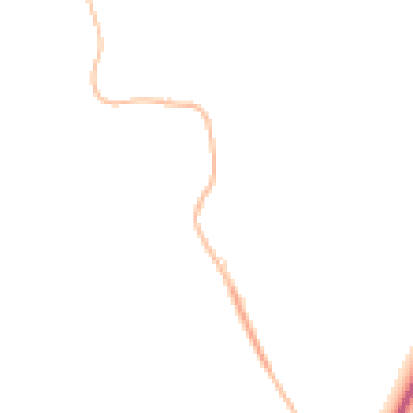 Daytime road noise heatmap for UB9 6PJ