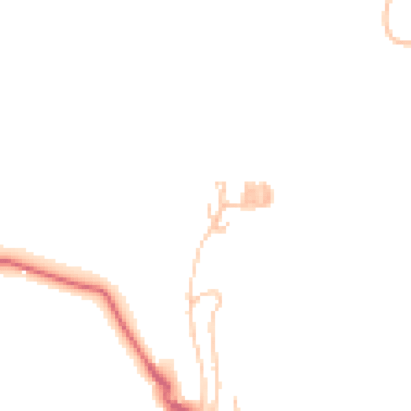 Daytime road noise heatmap for UB9 6TB