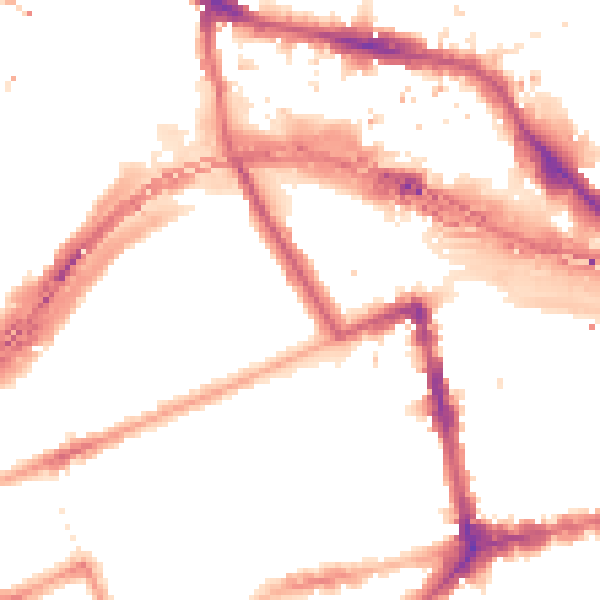 Night-time road noise heatmap for W11 1BD