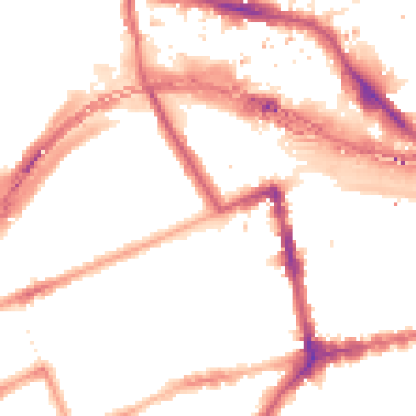 Night-time road noise heatmap for W11 1BE