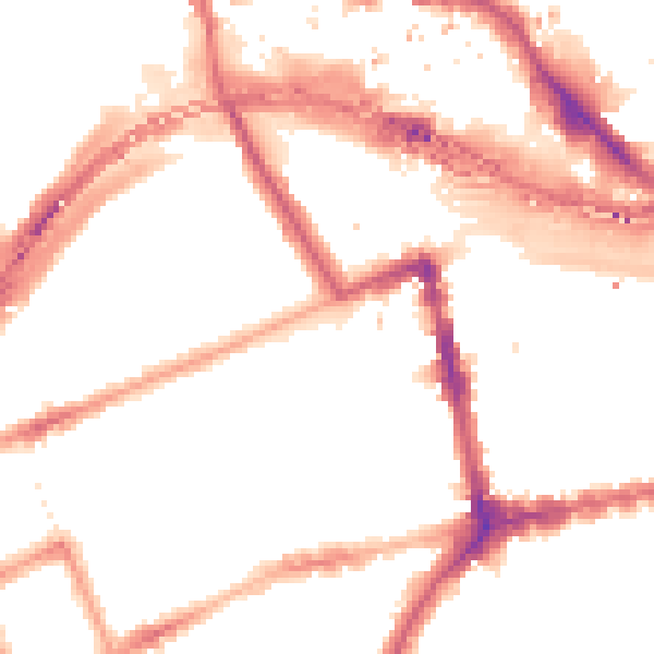 Night-time road noise heatmap for W11 1DS