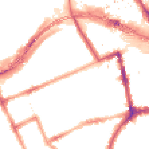 Night-time road noise heatmap for W11 1EA