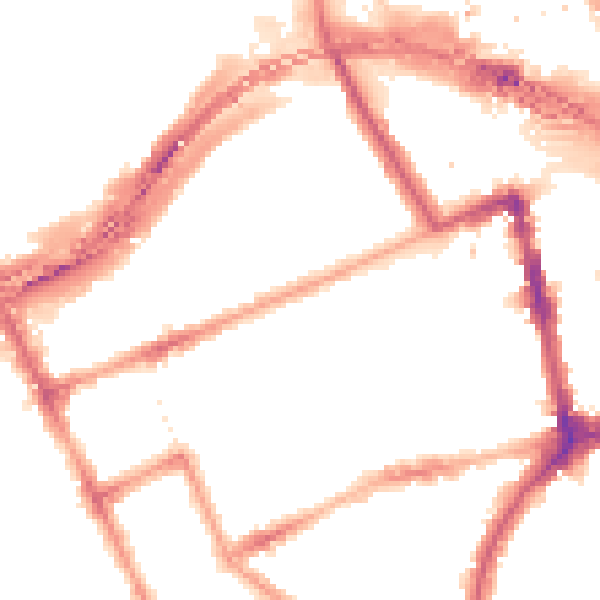 Night-time road noise heatmap for W11 1EB