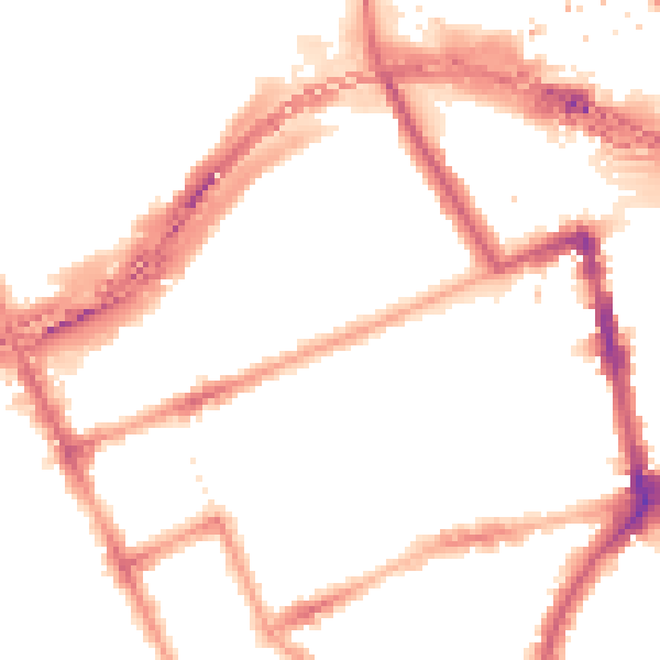 Night-time road noise heatmap for W11 1EP